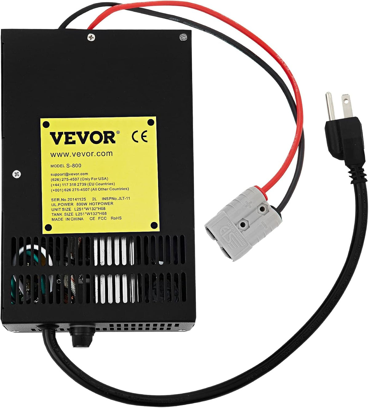 110 Volt AC to 12 Volt DC 1200W Power Converter Charger W44544