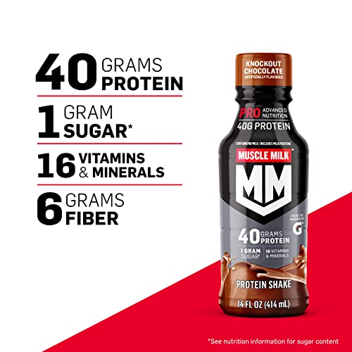 12 Pack 14 Fl Oz Chocolate Protein Shake Q557