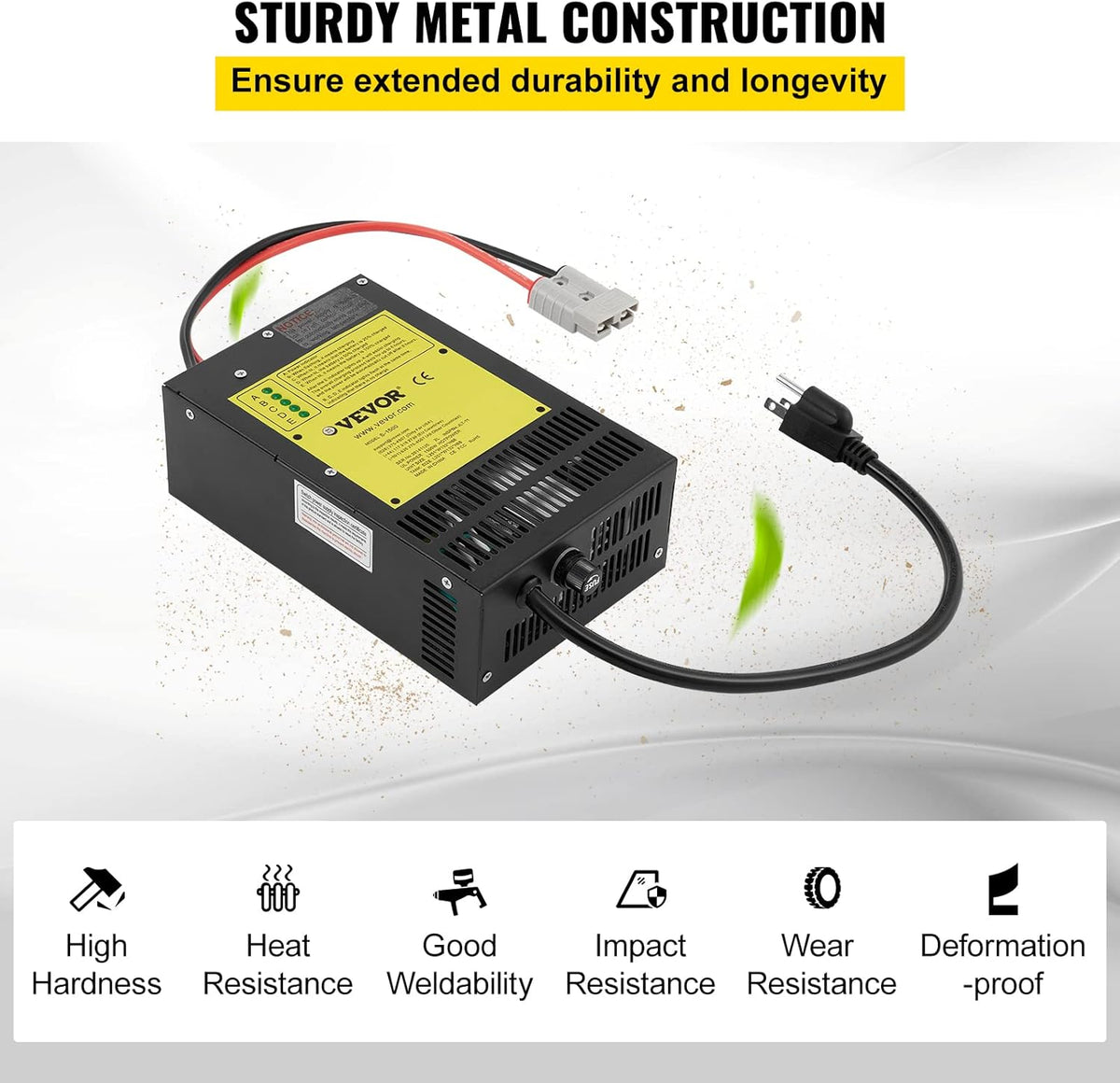 110 Volt AC to 12 Volt DC 1200W Power Converter Charger W44544