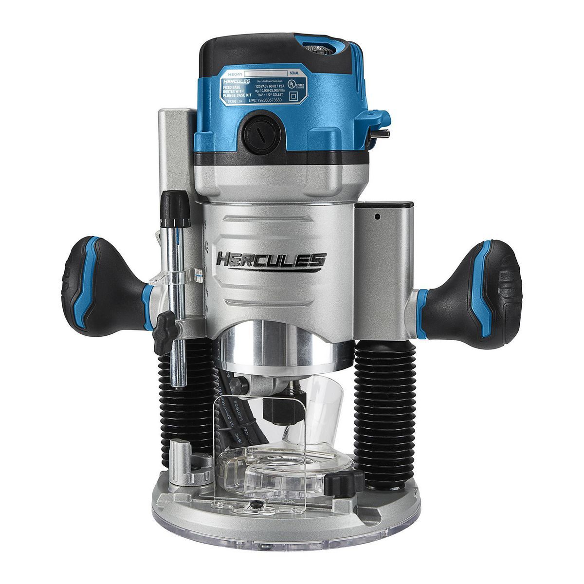 12 Amp Variable-Speed Fixed Base Router with Plunge Base Kit W3104