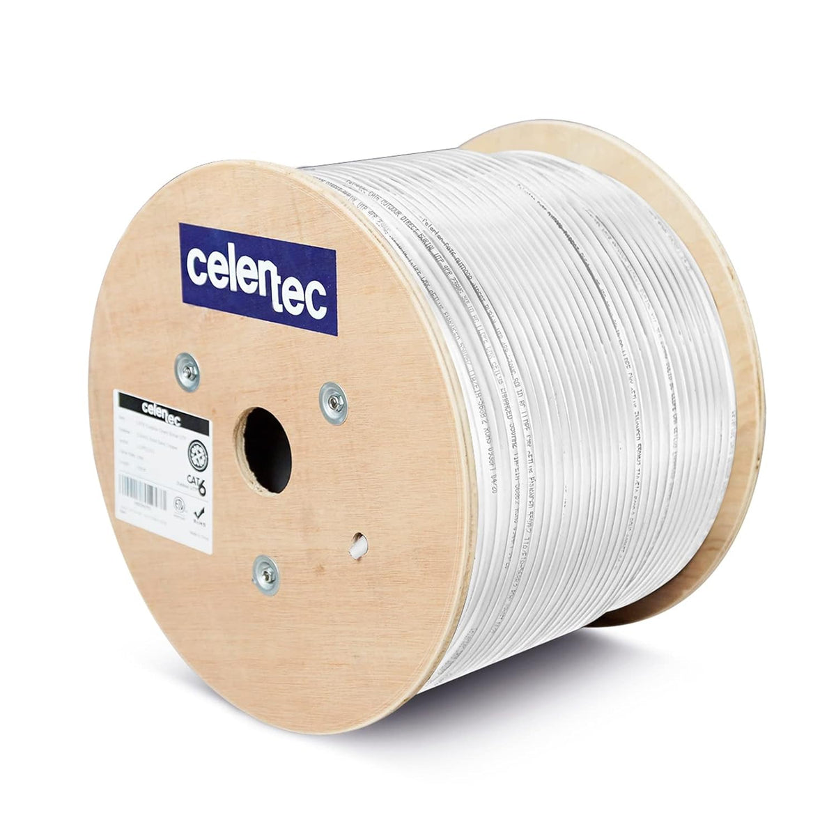 1000ft 23AWG Solid Bare Copper CAT6 Outdoor Bulk Ethernet Cable G301295