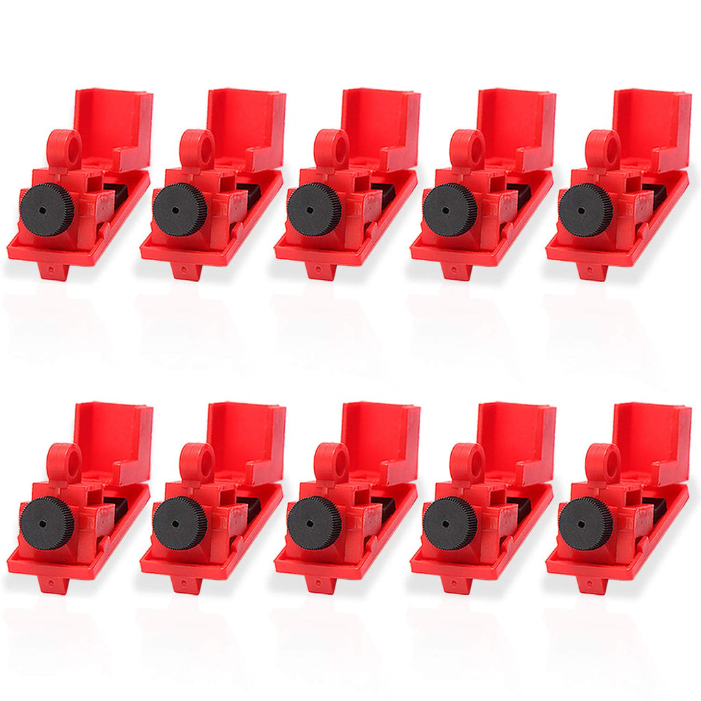10 PCS Universal Single Pole Clamp Lockout Tagout Kit Y53811