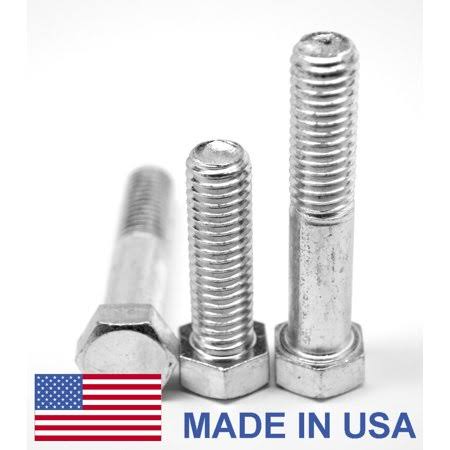 1 inch-8 x 4 1/2 inch Grade 5 Hex Cap Screw Zinc Plated Pk 5 N398