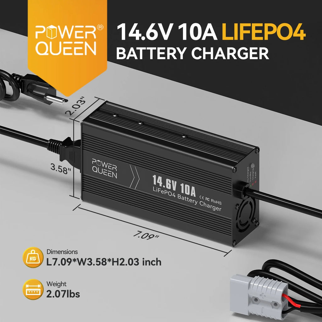 12V 50Ah Deep Cycle LiFePO4 Lithium Battery with Charger E5530