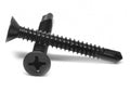 1/4-14 x 2 1/2 Self Drilling Screw Phillips Flat Head Black Oxide Z301209