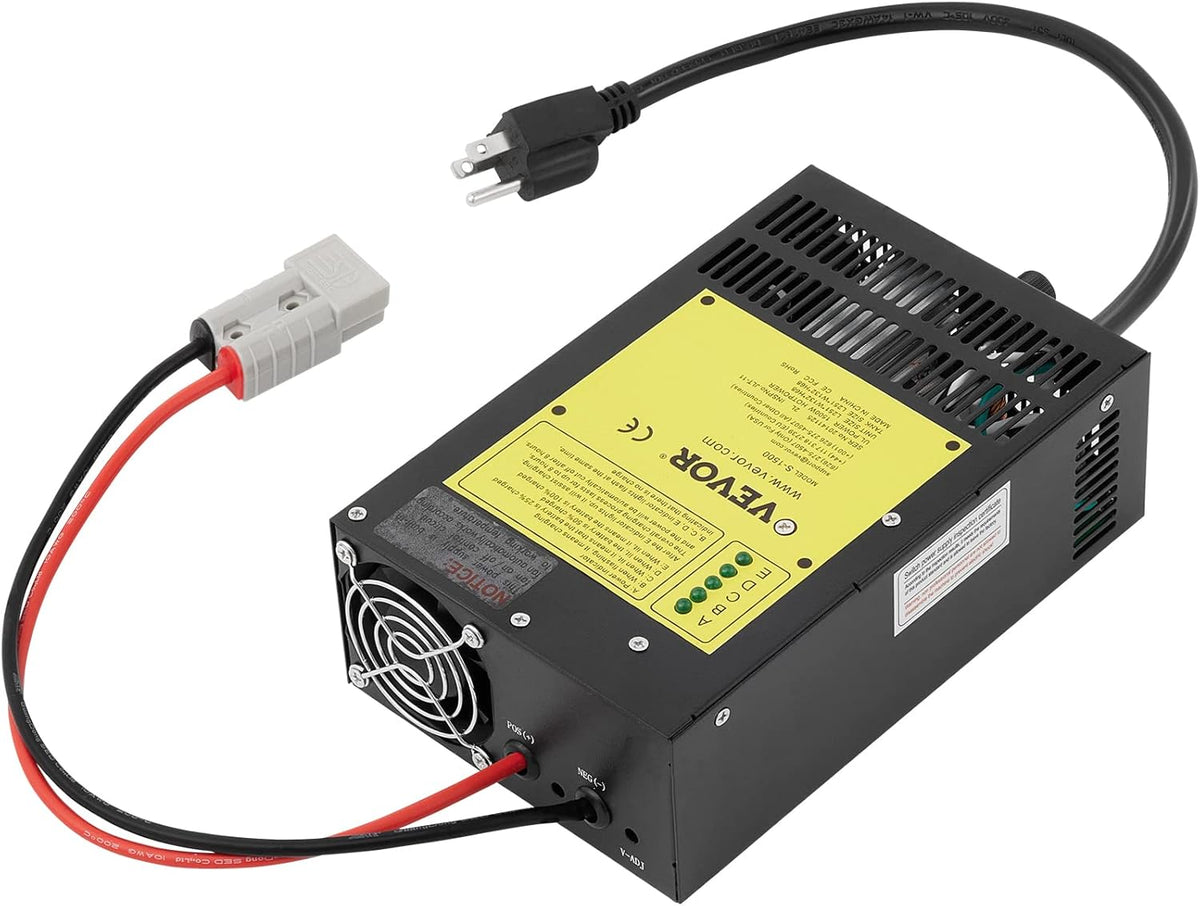 110 Volt AC to 12 Volt DC 1200W Power Converter Charger W44544