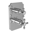1/2x22 Square Thermostatic Trim Plate with Handle, Oil Rubbed Bronze A226