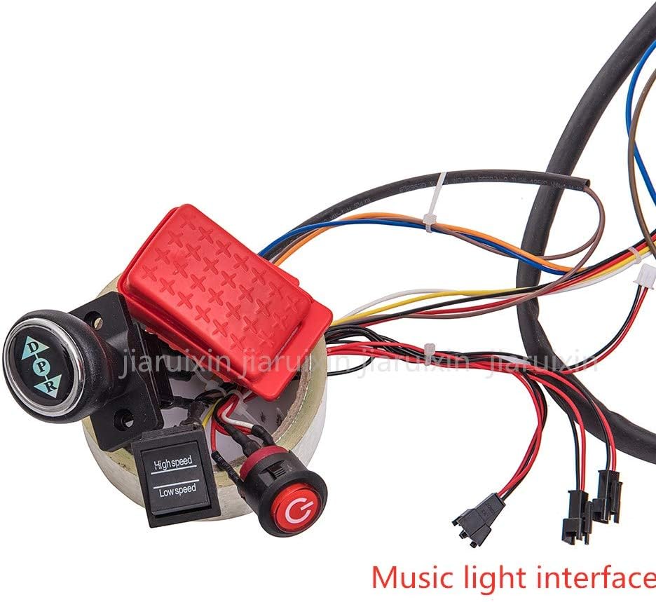 12 Volt Children Electric Car DIY Modified Wires and Switch Kit with 2.4G Bluetooth Remote Control, Pack of 2 L672