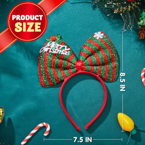 12 Packs Christmas Headbands with Assorted Design Z140579