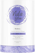 100% Natural Marine Collagen Blueberry Flavor 30 x 3 Gram Servings X270