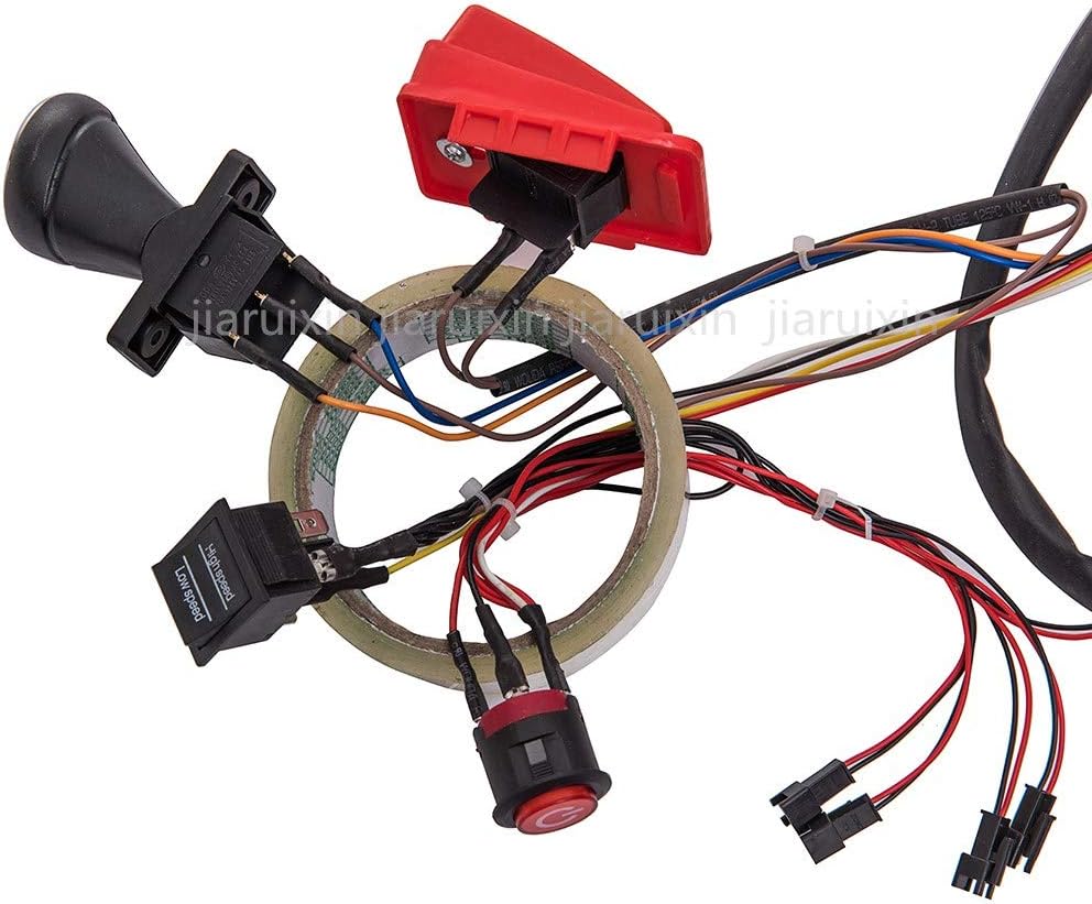 12 Volt Children Electric Car DIY Modified Wires and Switch Kit with 2.4G Bluetooth Remote Control, Pack of 2 L672