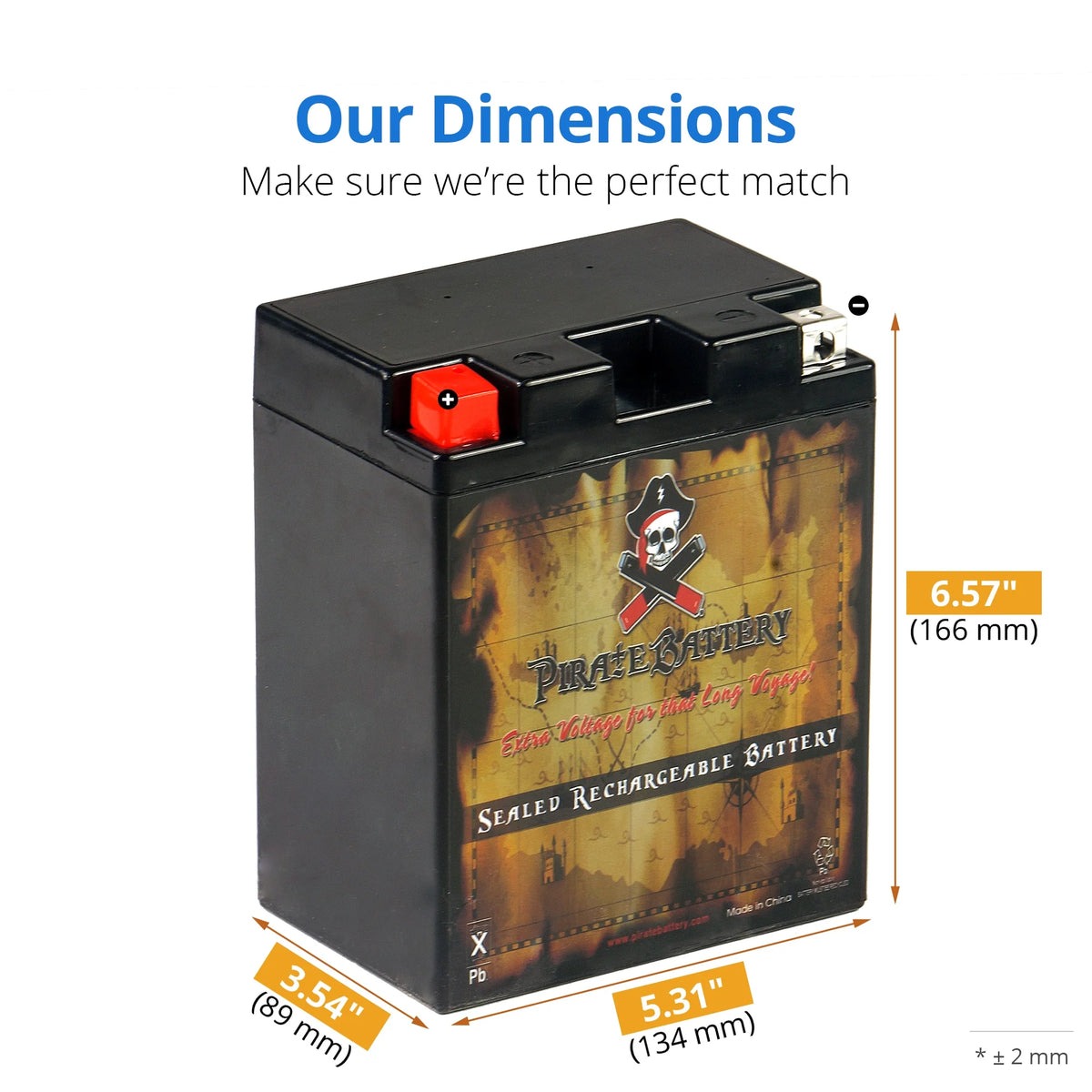 12 Volt 14AH-BS ATV Battery Z137680