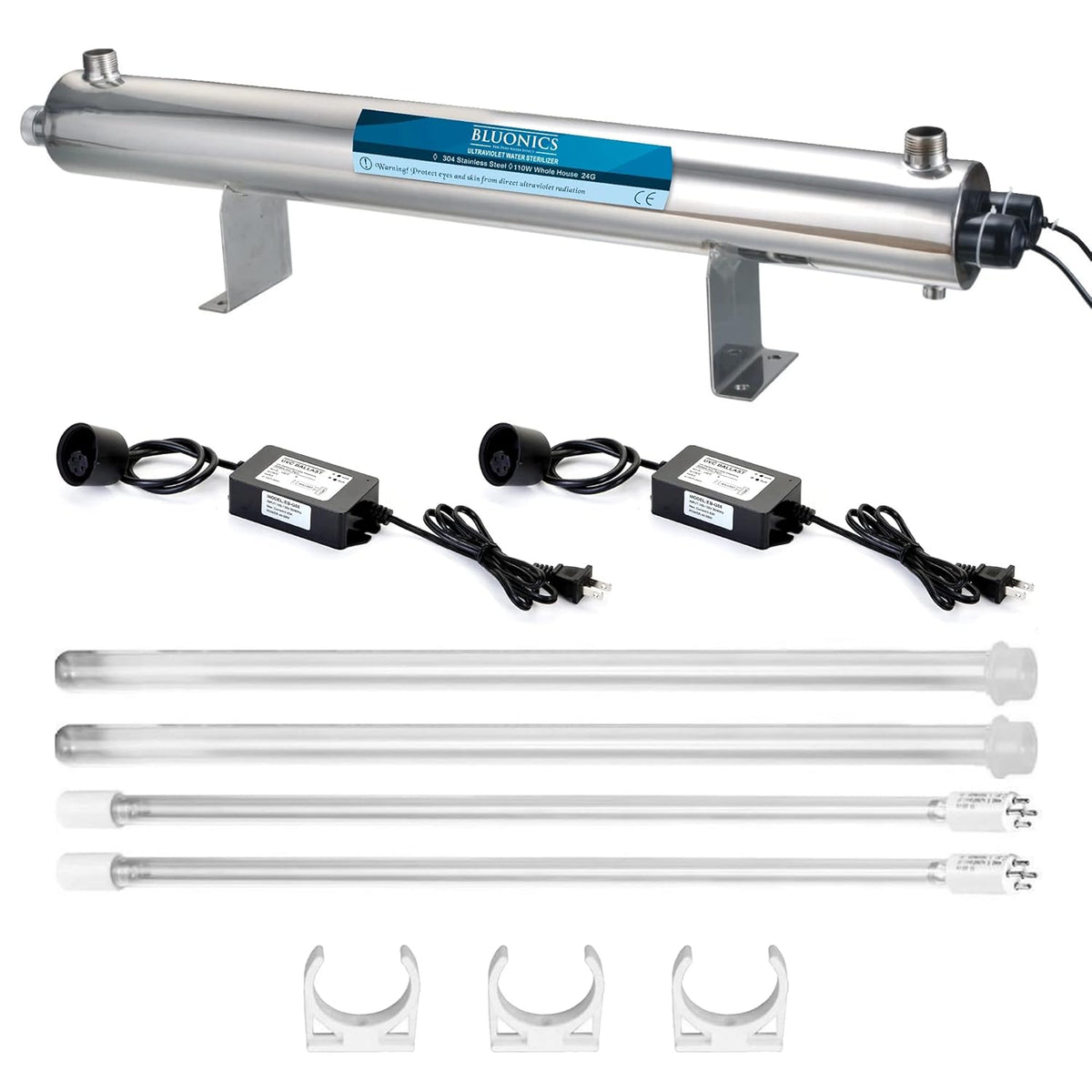 110W UV Ultraviolet Water Filter Purifier System with NPT 1" Ports A9076