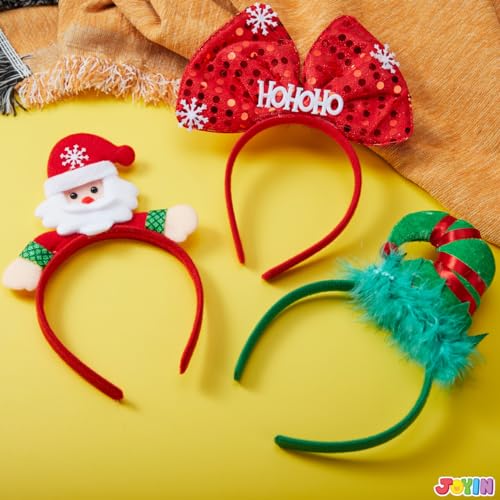 12 Packs Christmas Headbands with Assorted Design Z140579