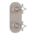 1/2 inch Thermostatic/Diverter Control Trim with Cross Handles T9027